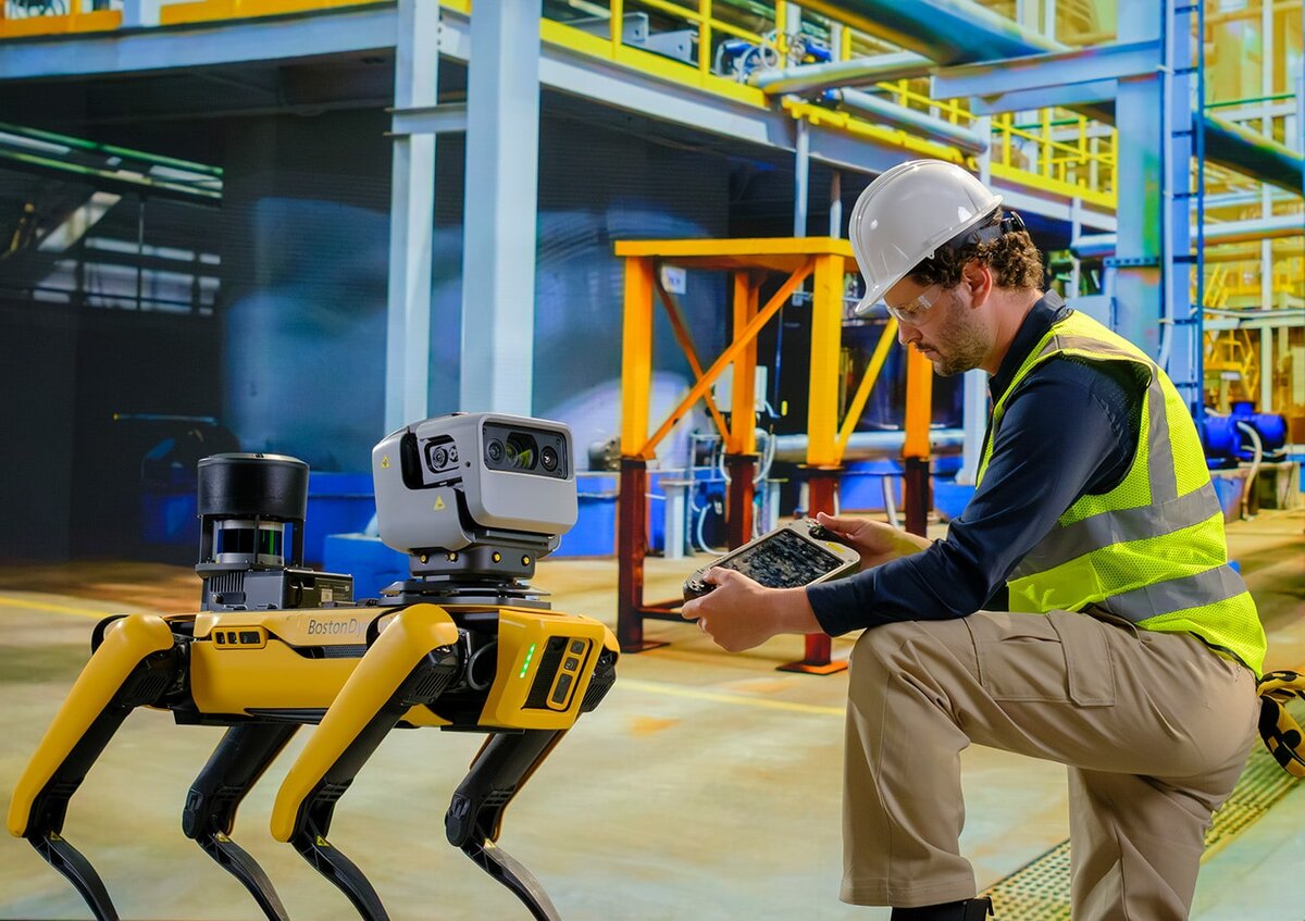 Boston Dynamics Spot, robot quadrupède en inspection industrielle